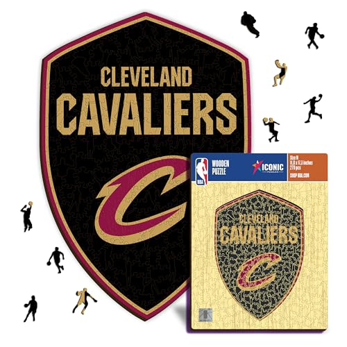 Iconic Puzzles - Cleveland Cavaliers, Logo, Puzzle di Legno... - Jouets & Jeux Amazon Italie à 16.80€