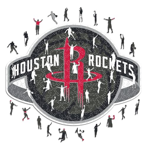 Iconic Puzzles - Houston Rockets, Logo, Puzzle di Legno con... - Jouets & Jeux en promo à 37.53€