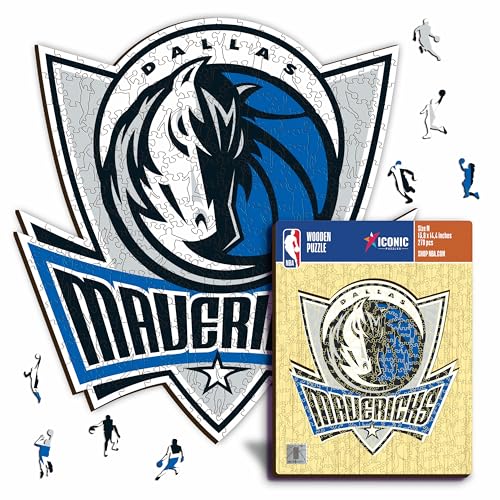 Iconic Puzzles - Dallas Mavericks, Logo, Puzzle di Legno... - Toys & Games Amazon Italy à 27.58€
