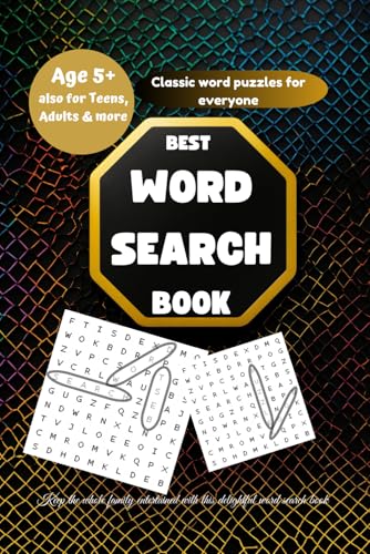 Best Word Search Book: Classic word puzzles for everyone - Jouets & Jeux Amazon Allemagne à 4.39€