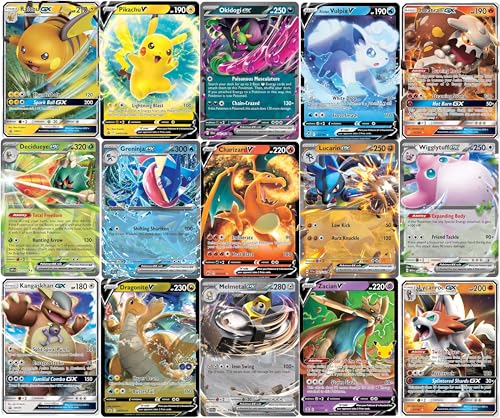 Lote de Cartas Ultra Raras de 5 Pokemon - V, Gx, ex... - Auto & Moto Amazon Espagne à 25.14€