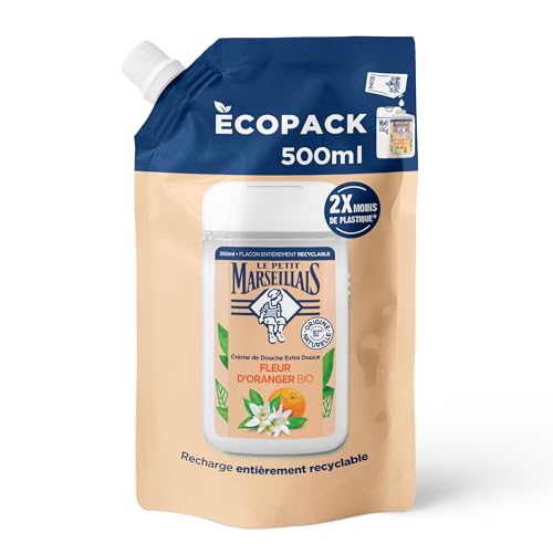 Le Petit Marseillais | Recharge Crème de Douche Extra Douce... - Beauté & Parfums Amazon France à 4.29€