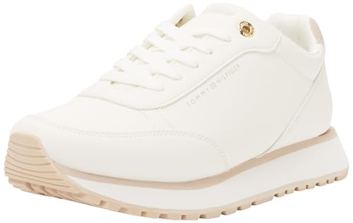 Tommy Hilfiger, Zapatilla de Cordones para niña, Miren, Off... - Amazon Spain à 30.16€