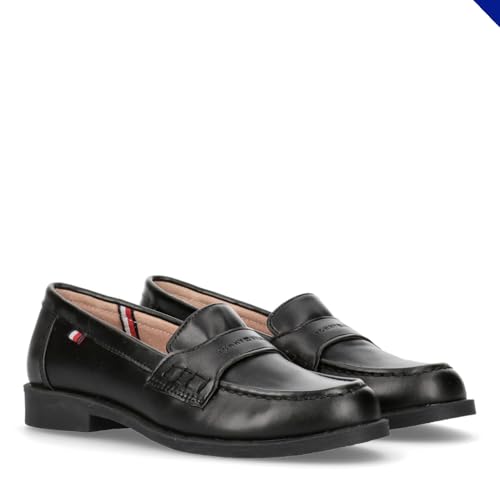 Tommy Hilfiger Mocasines Suaves con Logo, Samir, Negro, 30 - Amazon Espagne à 20.24€