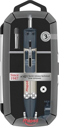 Maped – Compas Technique Metal n°421 – Balaustre de ajuste... - Fournitures Bureau Amazon Espagne à 8.48€