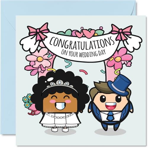Wedding Cards for Couples - Congratulations on your Wedding... - Auto & Moto en promo à 1.58€