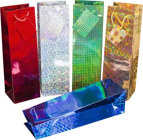 HEKU bunte Flaschentaschen mit Hologramm-Beschichtung, 10... - Home & Kitchen Amazon Germany à 4.64€