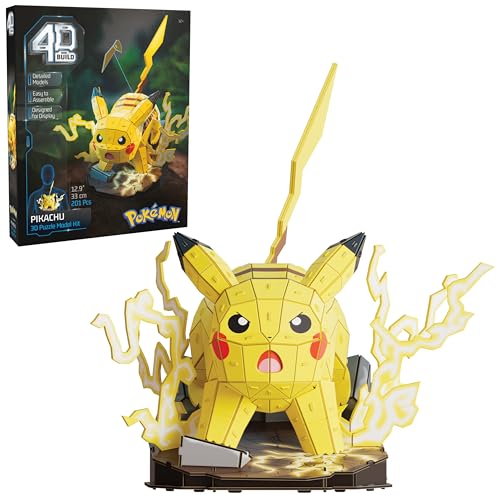 4D Build - Puzzle 3D Pokémon - Maquette Pikachu Pokémon 201... - Jouets & Jeux Amazon France à 18.55€