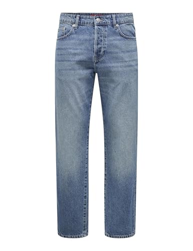 ONLY & SONS Onsedge Straight Box Tai DNM Mu Otl, Denim Bleu... en promo à 15,30€ (-59%) sur Amazon FR