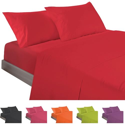 ECOMMERC3 | 4-Piece Bed Sheet Set 180 Made in Spain - Sheet... - Home & Kitchen Amazon UK à 17.62€