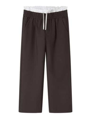 NAME IT Pantaloni Nkfojetta, Guarnizione Marrone, 134 - Maison & Cuisine Amazon Italie à 9.81€