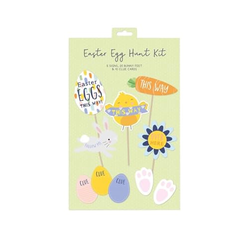 Zopper Easter Egg hunt Kit 5 Signs 20 Bunny Feet & 10 Clue... - Jouets & Jeux Amazon Royaume-Uni à 4.99€