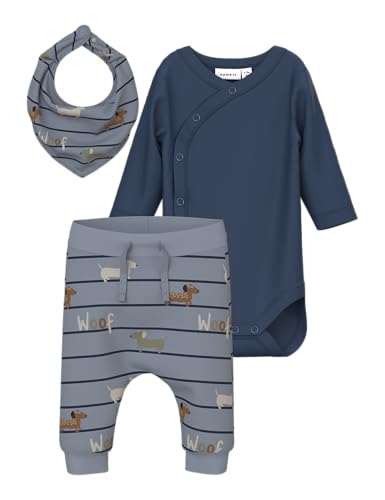 NAME IT Nbmvrolle LS Wrap Body Set, Tradewinds, Numeric_56... - Amazon Espagne à 6.38€