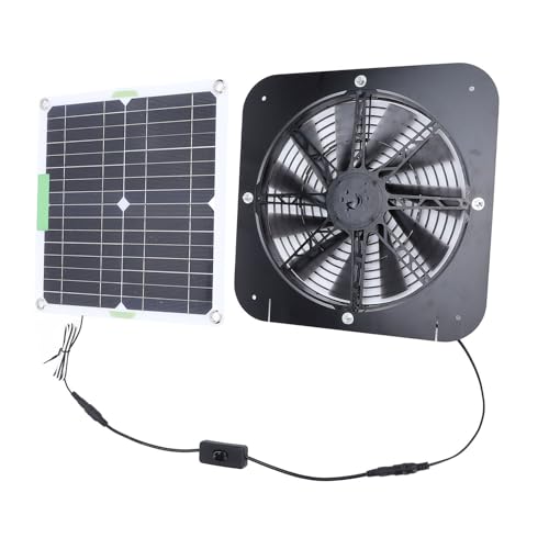 Solarpanel-Lüfter-Set, 13,5 Zoll 100 W Solarpanel... - Deal du jour à 4.99€