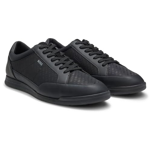 BOSS Nitan_Tenn_MN, Entrenadores de Tenis Hombre, Negro, 43... - Mode & Vêtements en promo à 87.95€