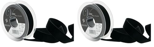 Berisfords Velvet Ribbon, Black, 10.2 x 2.2 x 10.2 cm (Pack... - Amazon Royaume-Uni à 4.84€
