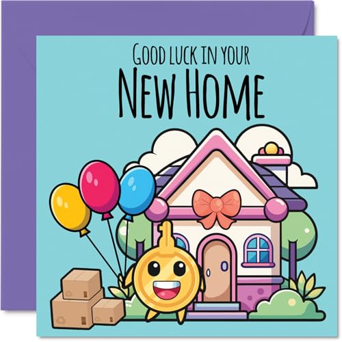 Happy New Home Card - Congrats Moving House... - Auto & Moto Amazon Royaume-Uni à 2.35€