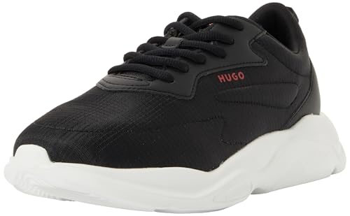 HUGO Leon_Runn_nyrp, Allenatori Uomo, Nero, 43 EU - Nouvelle promo Amazon à 54.30€