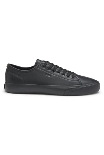 BOSS Aiden_Tenn_sgrpu, Tennis Trainers Uomo, Nero, 46 EU - Deal du jour à 68.09€