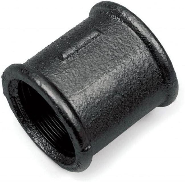 Manguito roscado FF – Hierro maleable negro – Racor de... - Bricolage & Outils Amazon Espagne à 1.10€