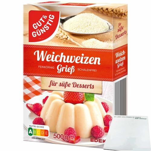 usy Bundle für Gut&Günstig Weichweizengriess (500g Packung)... - High-Tech & Électronique Amazon Allemagne à 1.38€