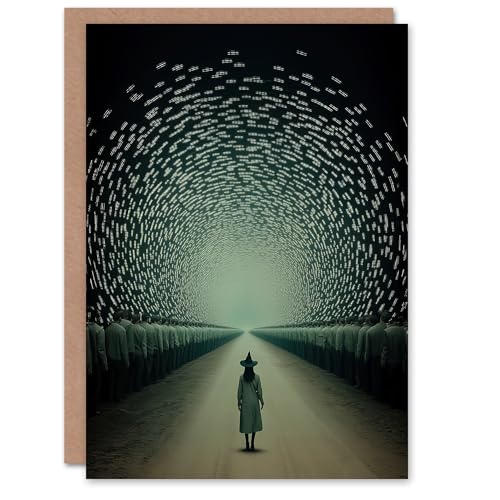 Artery8 Greeting Card Among Muggles Surreal Tunnel Witch... - Auto & Moto Amazon Royaume-Uni à 2.07€