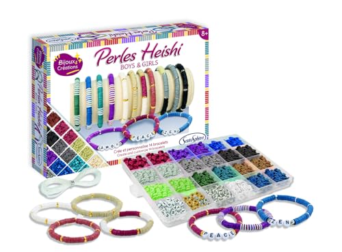 Sentosphère – Perles Heishi Boys & Girls – Coffret créatif... - Jouets & Jeux en promo à 12.19€