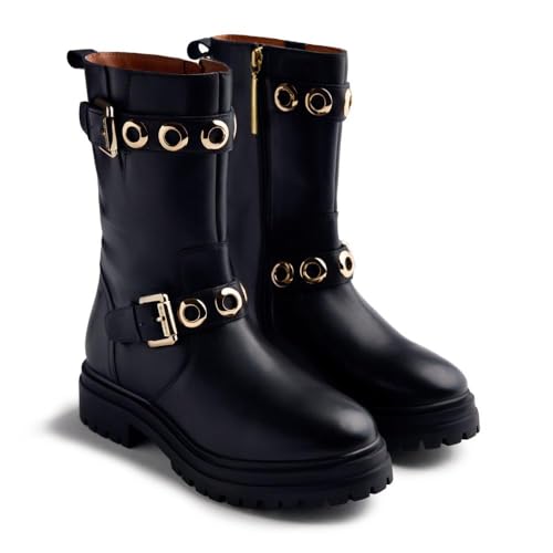 Botas Biker Piel OLLADOS Bellaire - Sports & Fitness Amazon Espagne à 36.14€