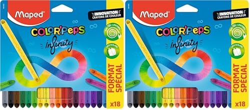 Maped - Crayons de Couleur Color'Peps Infinity - 100% Mine... - Jouets & Jeux Amazon France à 3.84€