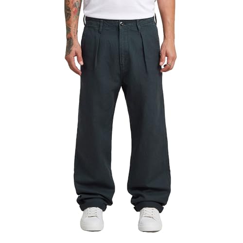 G-STAR Pleated Chino Relaxed, Pantaloni Uomo, Blu (Salute... - Maison & Cuisine Amazon Italie à 26.43€