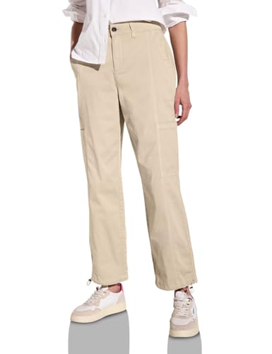 Street One A378879 Pantalones Cargo de Pierna Recta, Barley... - Maison & Cuisine en promo à 41.13€