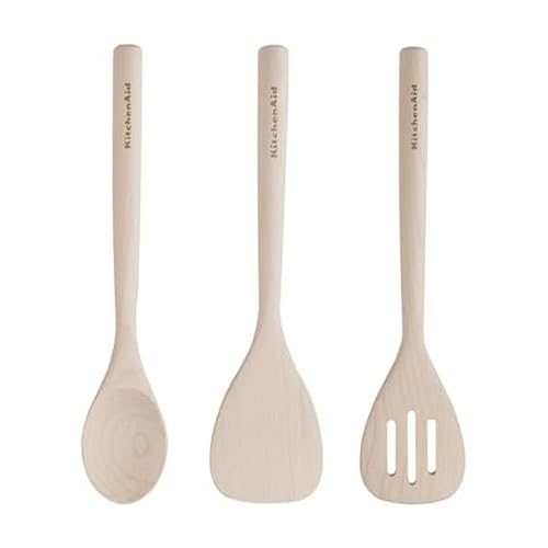 KitchenAid Juego de herramientas de madera de arce - Maison & Cuisine Amazon Espagne à 32.48€