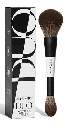 Lamora Poudre + Bronzer Pinceau Maquillage Double - Pinceau... - Beauté & Parfums Amazon France à 9.99€