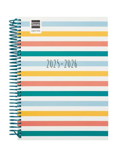 Finocam Agenda Diva Cours 2025/2026 1 jour par page... en promo à 4,98€ (-52%) sur Amazon FR