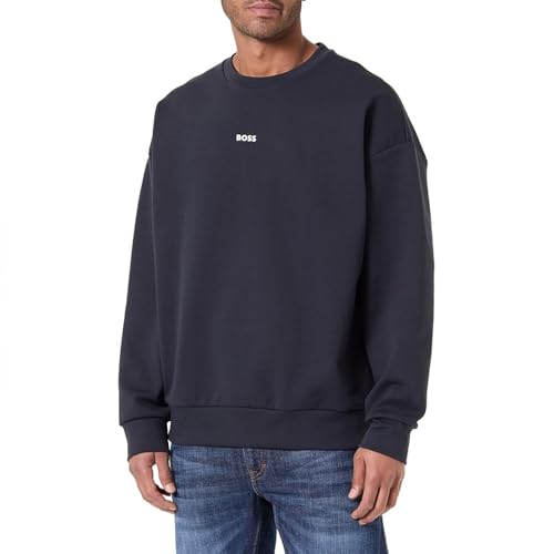 Boss Felpa da Uomo Stenson, Blu Scuro, XS - Amazon Italie à 37.80€