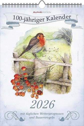 Alpha Edition - 100-jähriger Kalender 2026 – Wandkalender... - Bon plan à 3.47€
