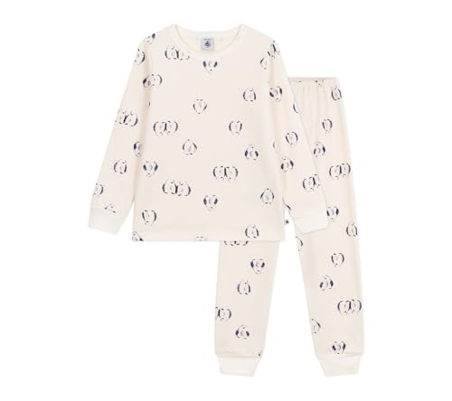 Petit Bateau Pigiama Bambino in Pile Stampato Pinguini... - Sports & Fitness en promo à 16.52€