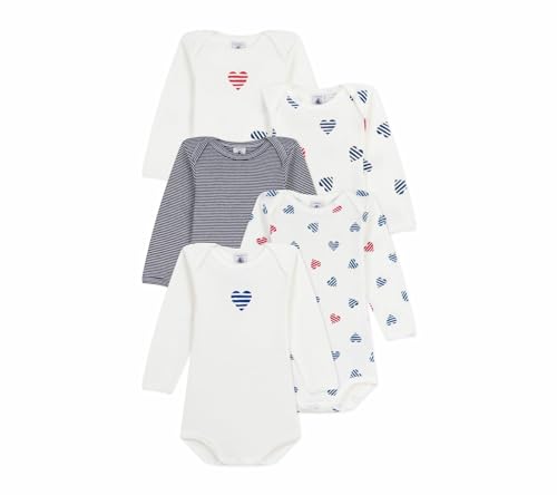 Petit Bateau Lot de bodies manches longues en coton imprimé... - Sports & Fitness en promo à 21.88€