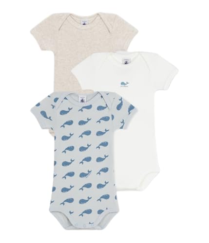 Petit Bateau Lot de bodies manches courtes en coton baleine... - Sports & Fitness Amazon Allemagne à 18.65€