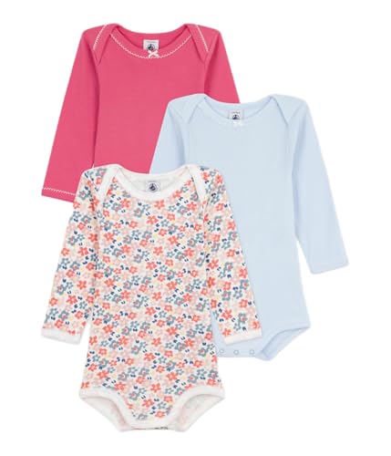 Petit Bateau Lot de bodies manches longues en coton imprimé... en promo à 12,22€ (-51%) sur Amazon FR