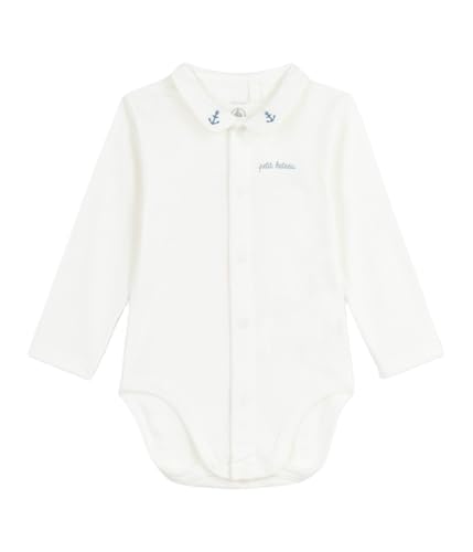 Petit Bateau Body bébé à col brodé et message en poitrine - Sports & Fitness Amazon France à 11.00€