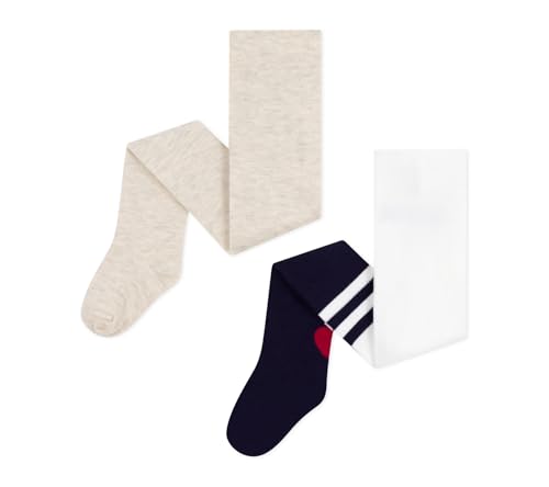 Petit Bateau Lot de 2 paires de collants bébé en jersey de... - Nouvelle promo Amazon à 10.67€