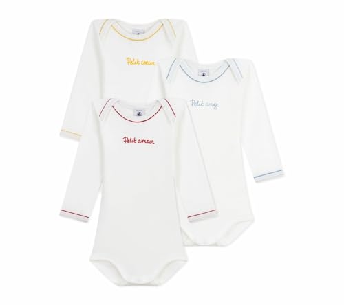 Petit Bateau Lot de bodies manches longues en coton... - Sports & Fitness Amazon France à 15.48€
