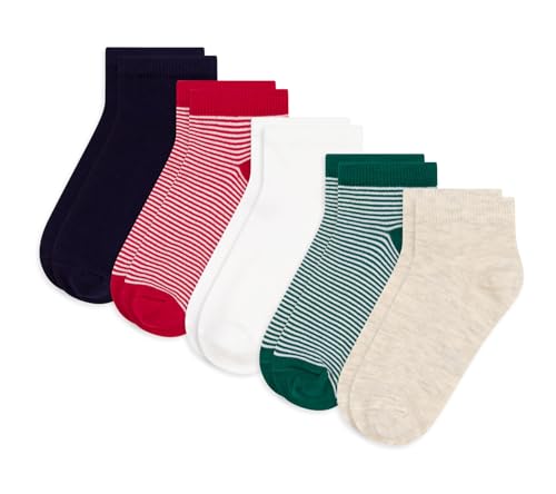 Petit Bateau Pequeño barco 5 pares de calcetines de algodón... - Sports & Fitness Amazon Espagne à 11.44€