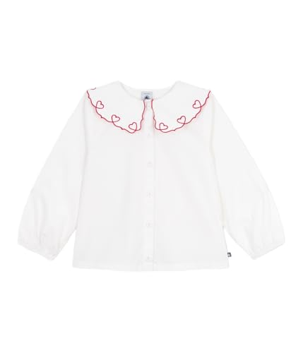 Petit Bateau Camicetta Bambino in Popeline di Cotone a... - Amazon Italie à 11.20€