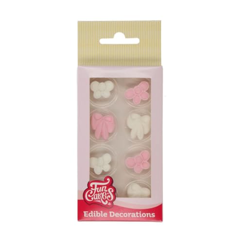 FunCakes Zucker Dekorationen Schleifen Weiß Rosa:... - Tech & Electronics Amazon Germany à 3.29€
