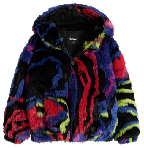 Desigual ABRIGO_WAVES_LACROI, 9019 TUTTI FRUTI, 7/8 - Jardin & Extérieur en promo à 16.97€