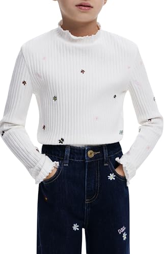 Desigual TS_Micro Flower, 1001 Crudo, 5/6 - Garden & Outdoor Amazon Spain à 12.61€