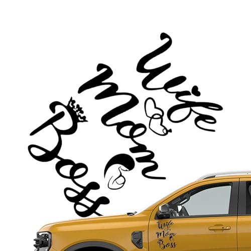 Chief Mom Mom Mom Aufkleber, Mom Chief Word, wasserdichte... - Fournitures Bureau en promo à 1.40€