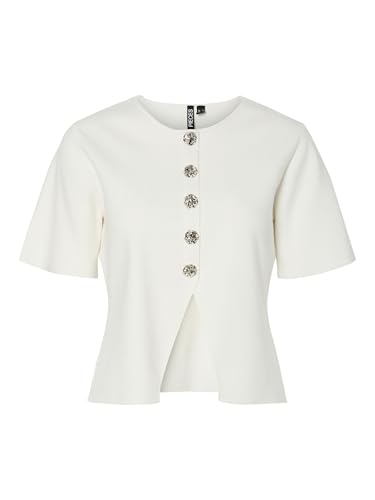 PIECES Pcmarie SS O-Neck Split Knit, Cloud Dancer, XS - High-Tech & Électronique Amazon France à 22.10€